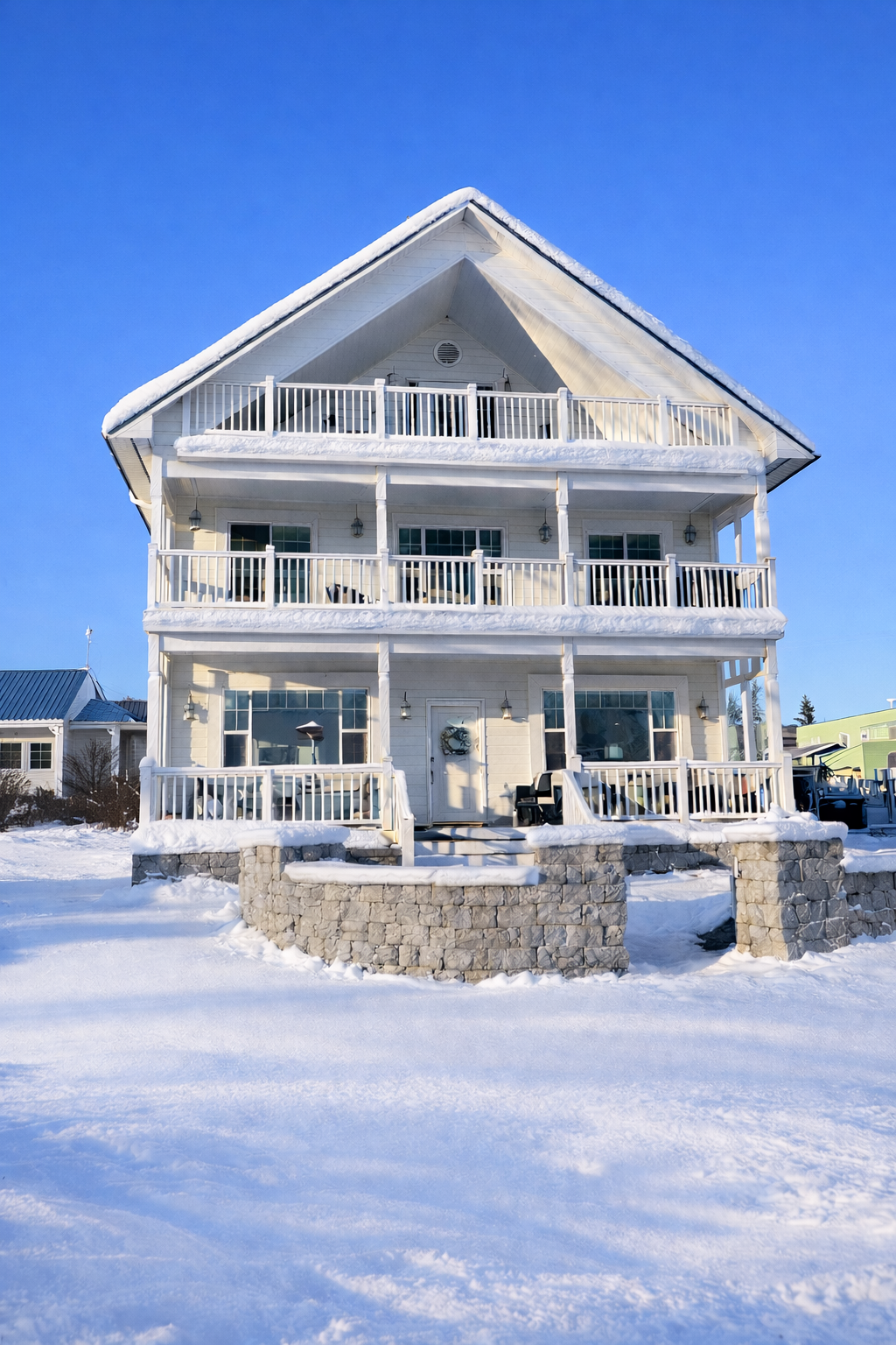 Lookout Lodge in Winter