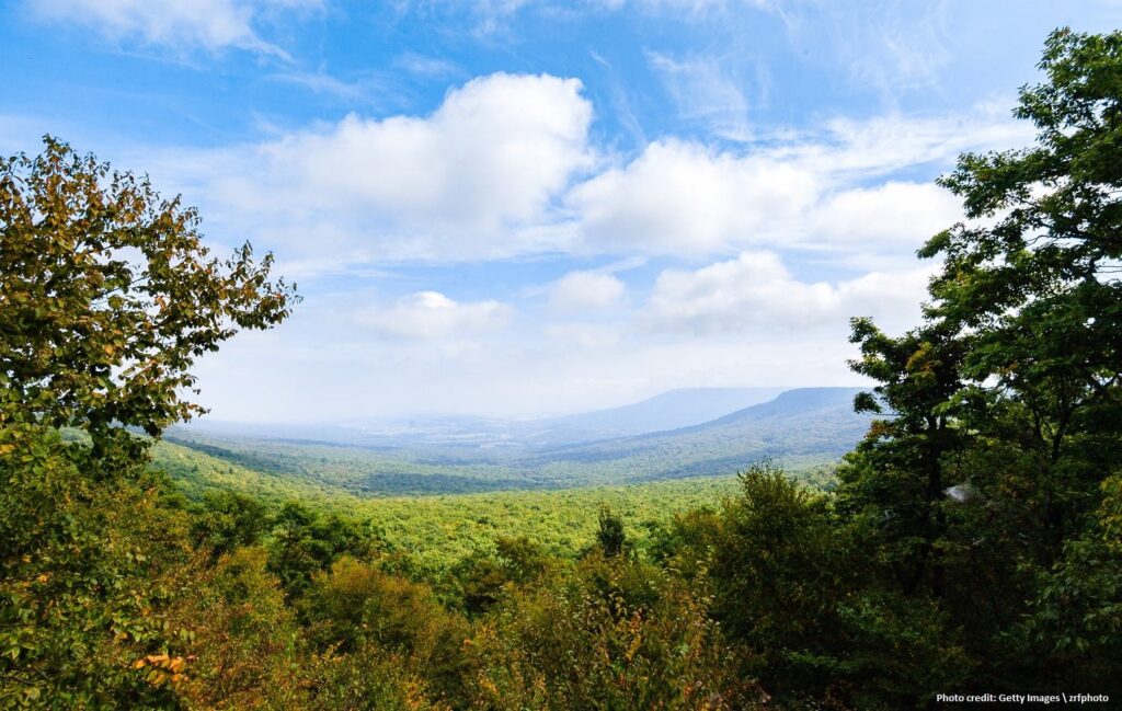 Hawk Mountain trails are great for hiking!