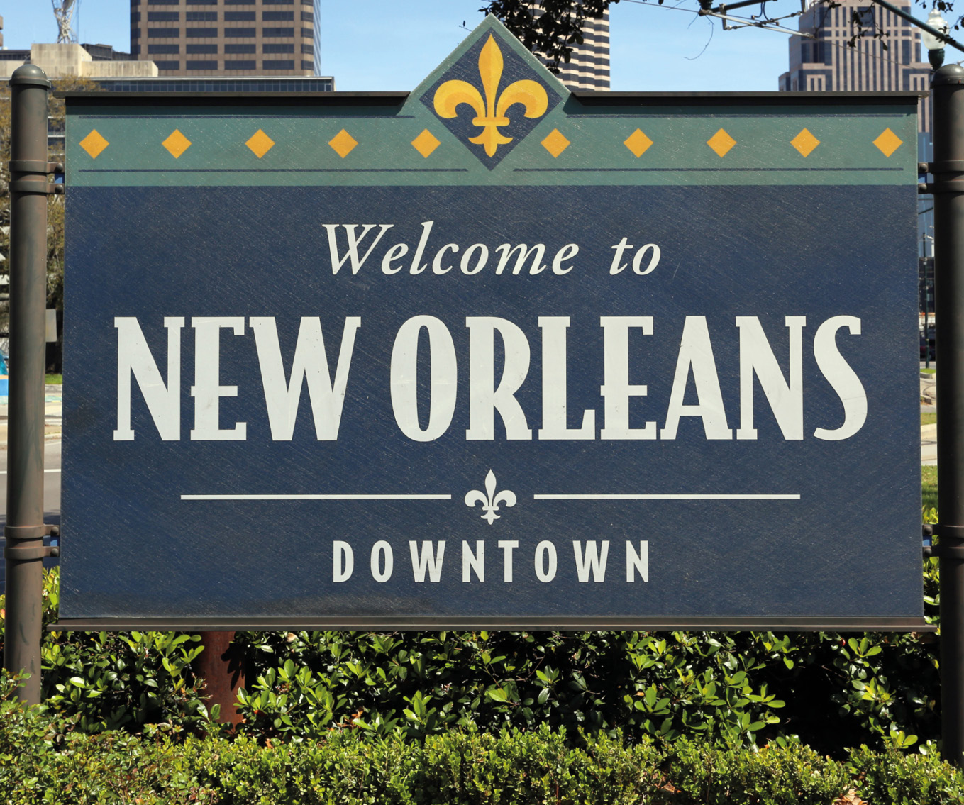 Welcome to downtown New Orleans.