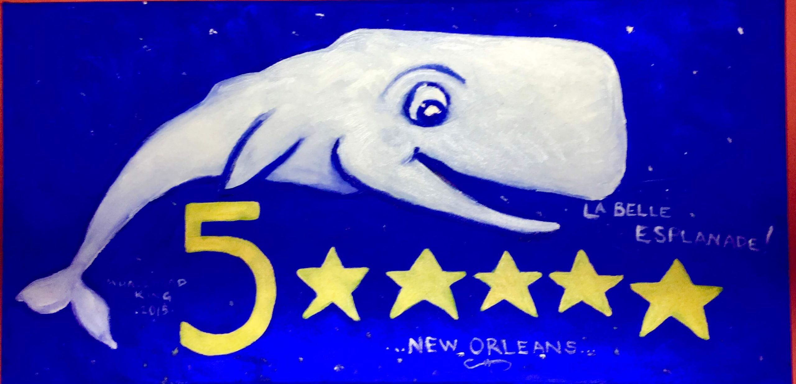 Yippee the Whale loves New Orleans