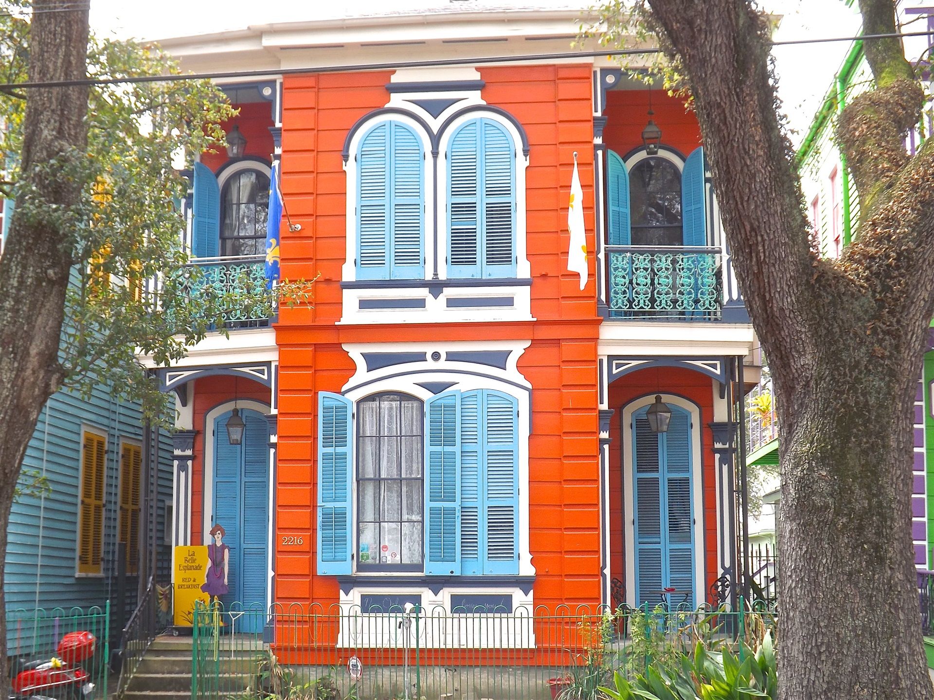 Front Of Orange House