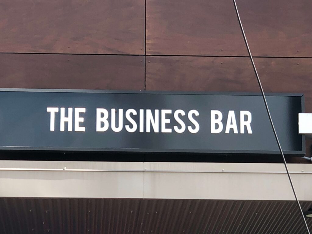 the business bar