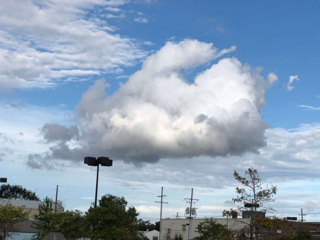 The clouds above Costco on S. Carrollton Avenue, New Orleans, LA.