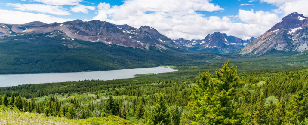 landscape photo of lake near big sky