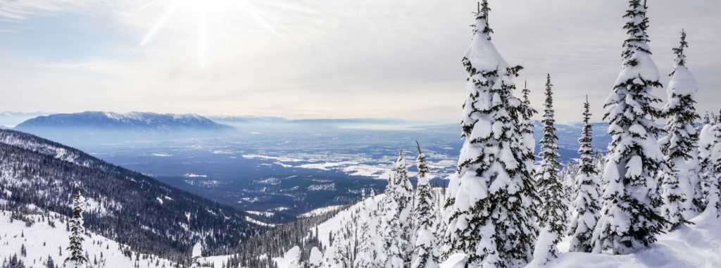 snowy mountains