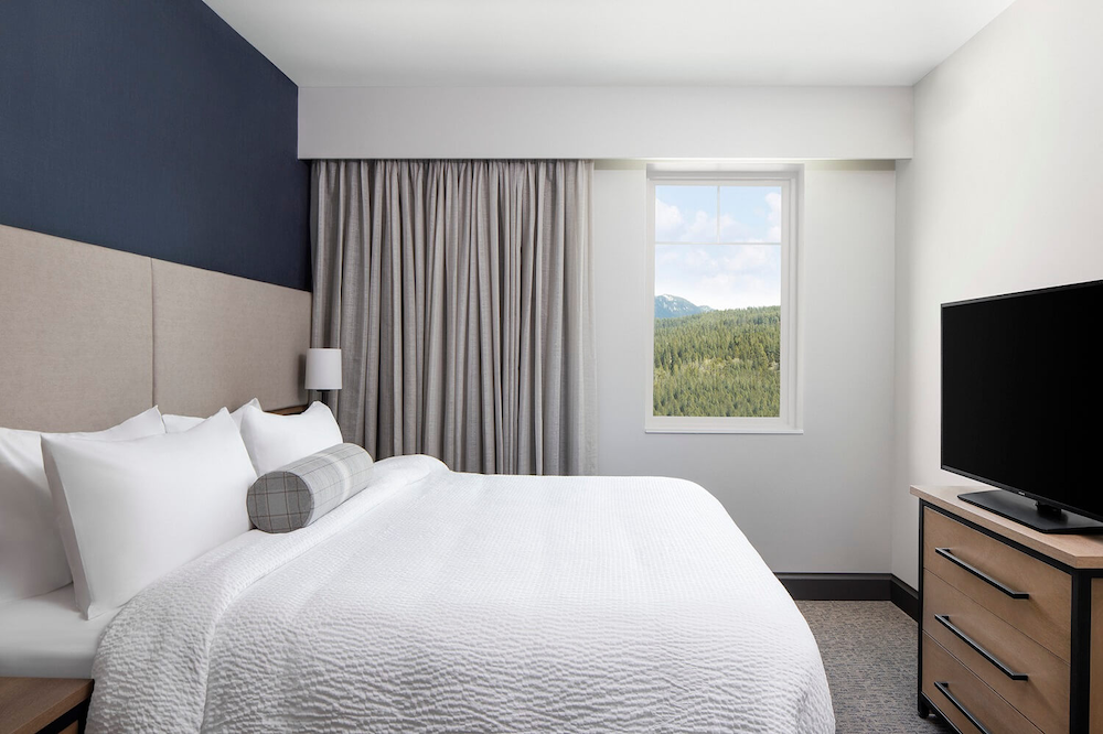 Interior view of room at The Wilson Hotel in Big Sky, Montana