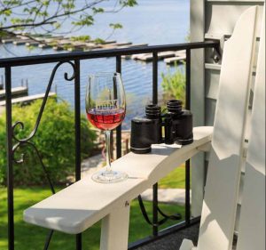 wine glass outdoors