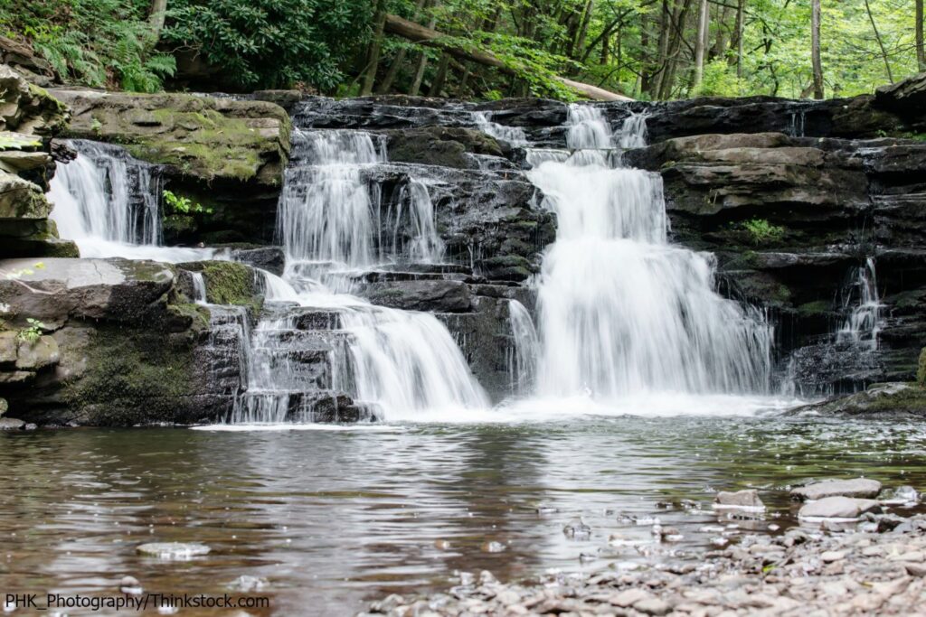 poconos waterfall