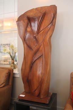 wooden piece of art