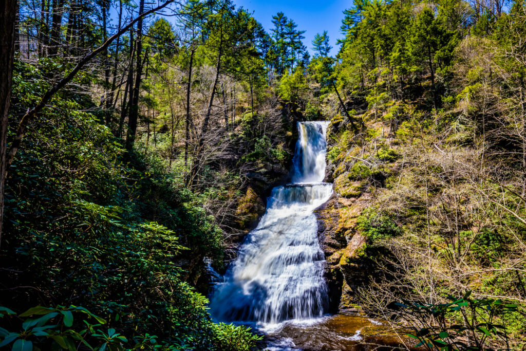 waterfalls pike county