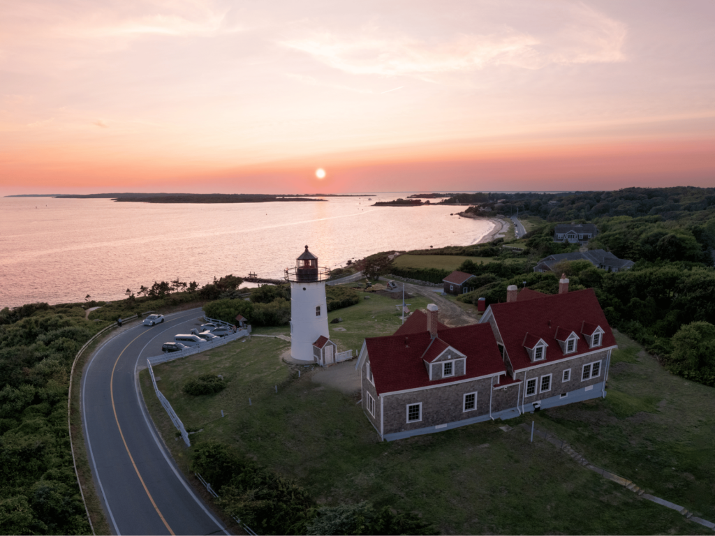 sunset on cape cod