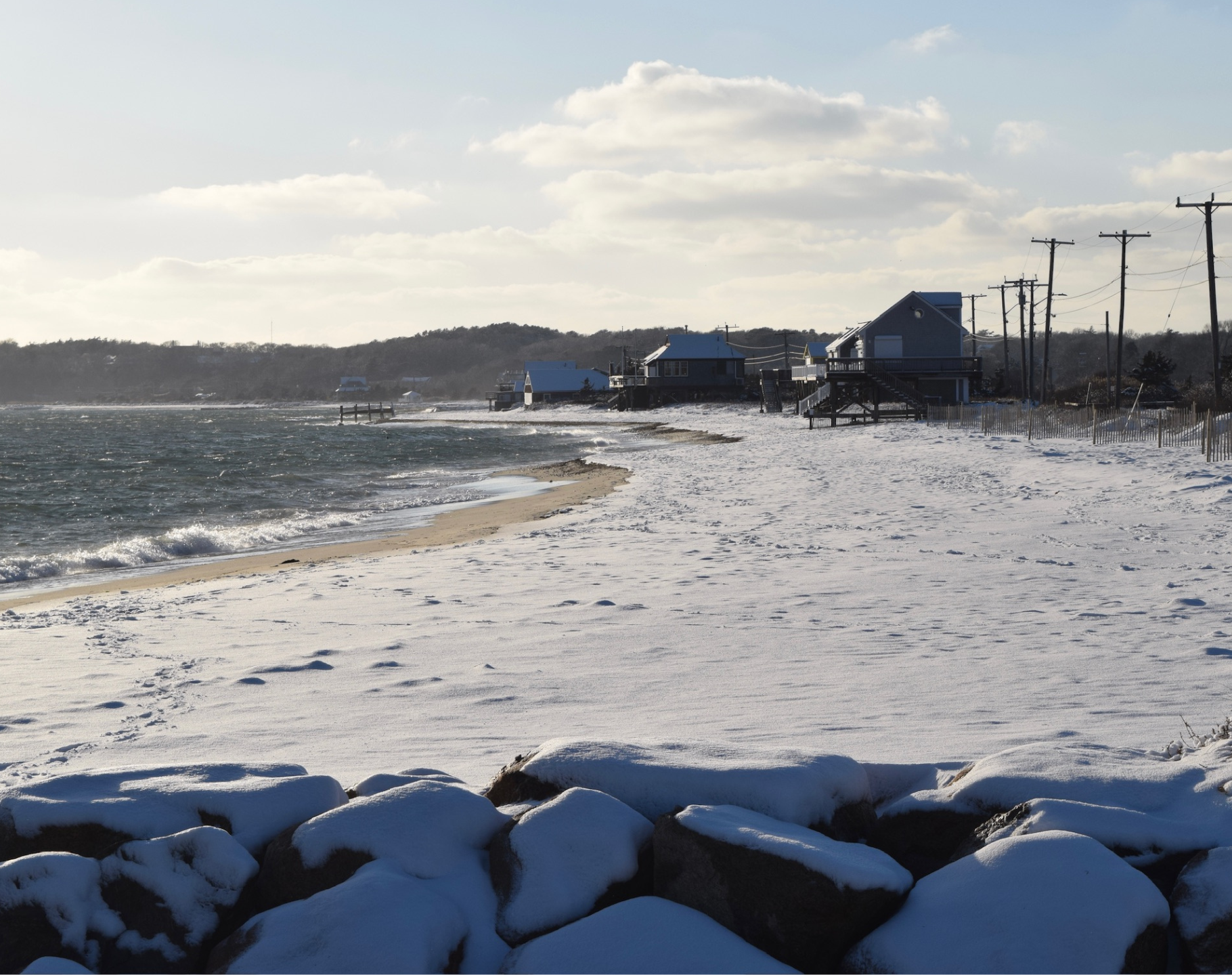 Snowy Woods Hole: A Winter Wonderland in Falmouth, MA