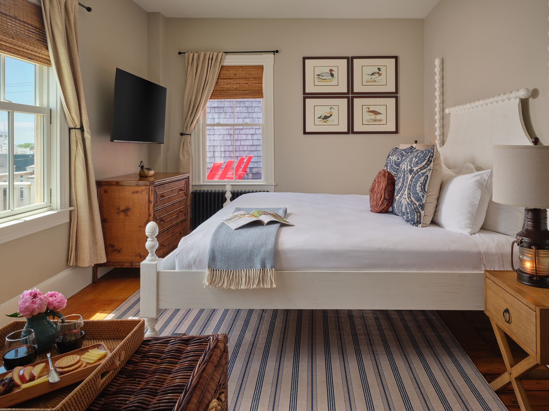 Bed in guest room - Nobska