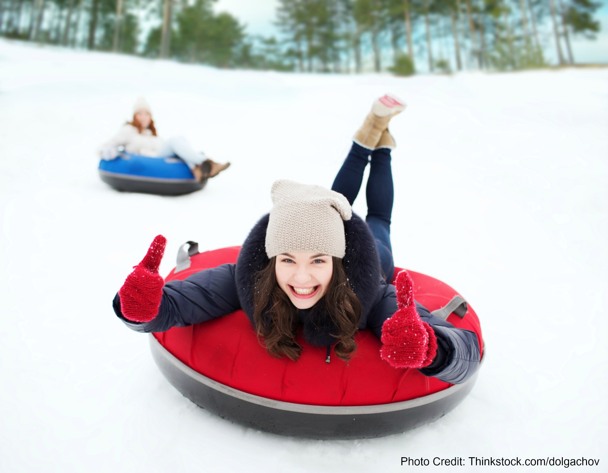 There's nothing like snowtubing in the Poconos in PA!
