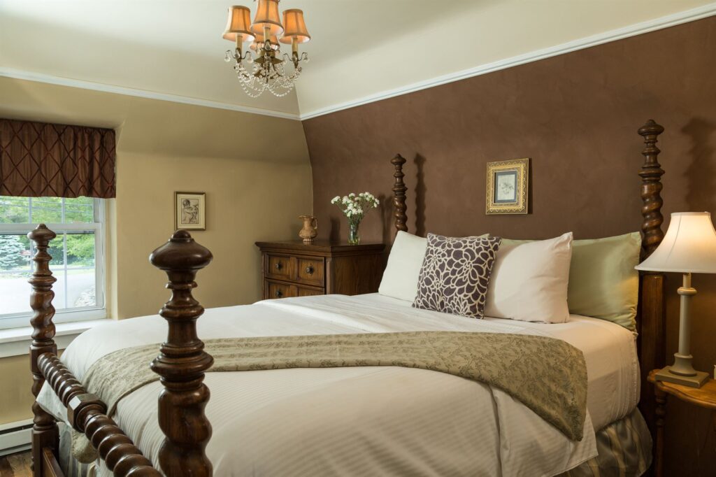 brigitte suite interior view of bed