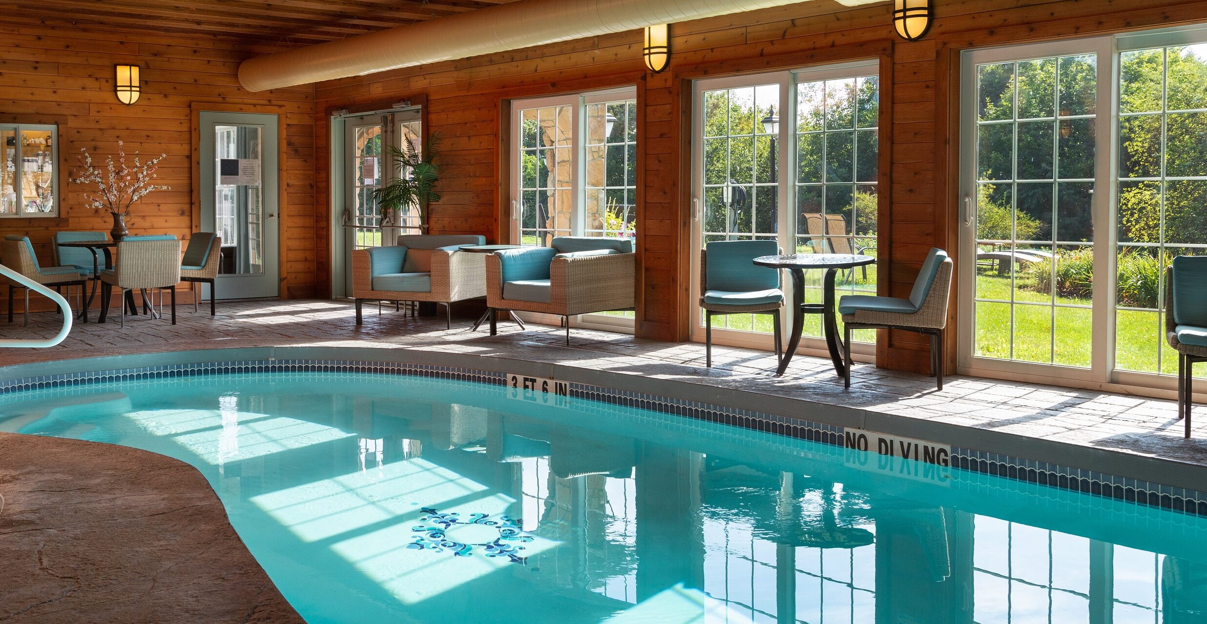 French Manor indoor pool