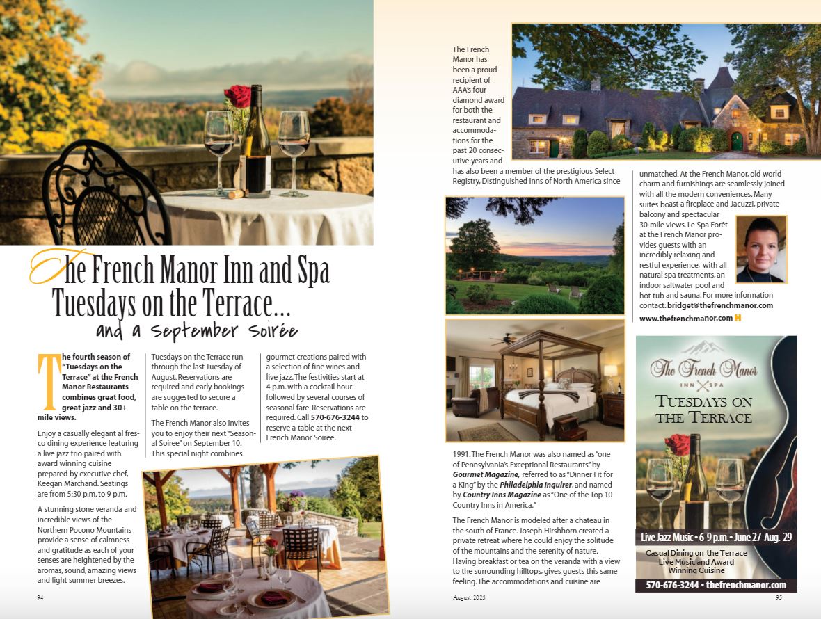 French Manor article in Happenings Magazine
