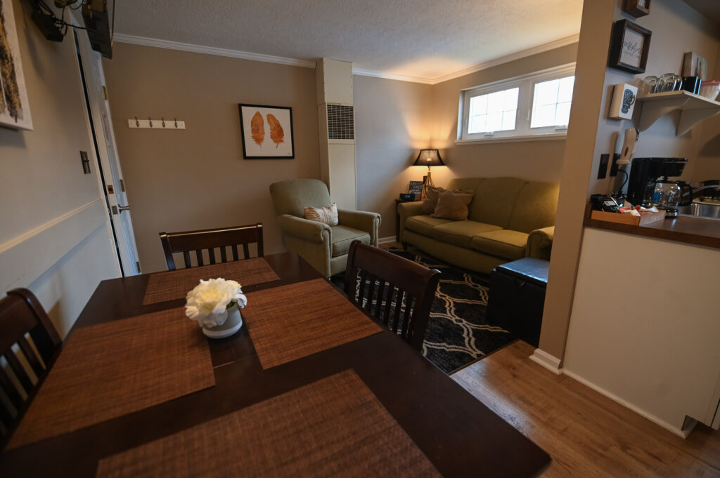 dining area view into living area