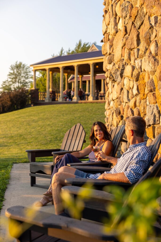 Stunning views of Ohio Wine Country from this beautiful winery.