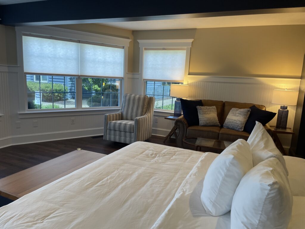 lake view from bed