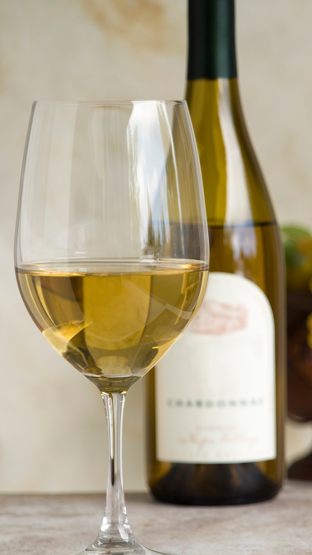 wine on table