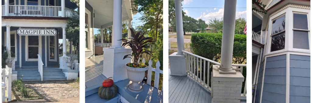 Seasonal décor and renovations at downtown Mineral Wells bed and breakfast