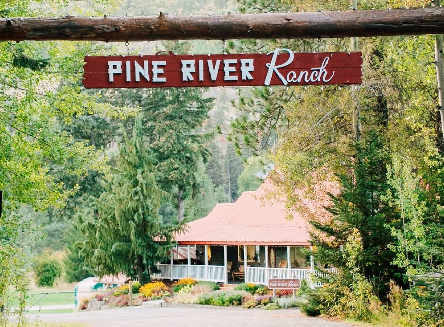pine river ranch front entrance