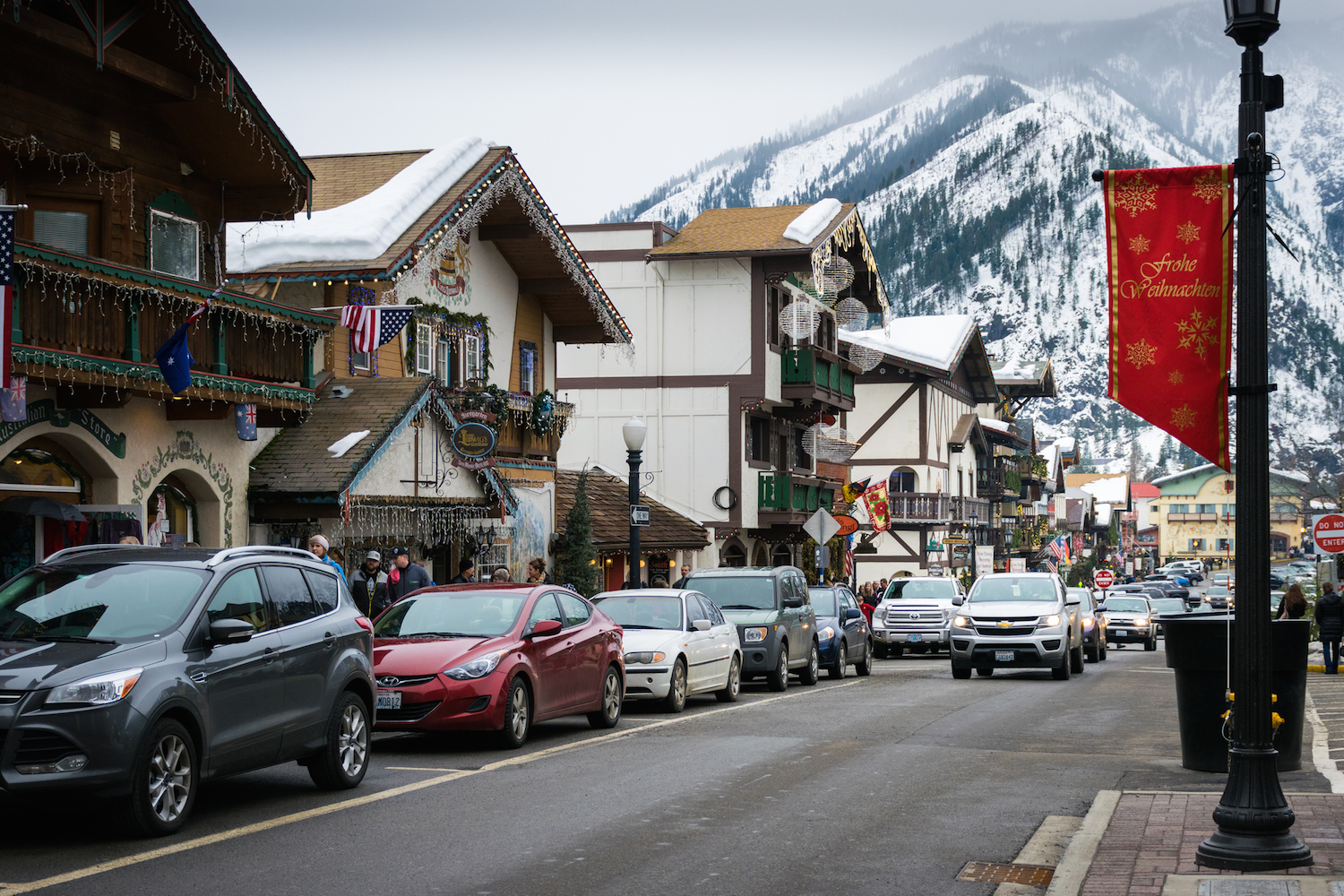 Leavenworth feels like a real Bavarian village.