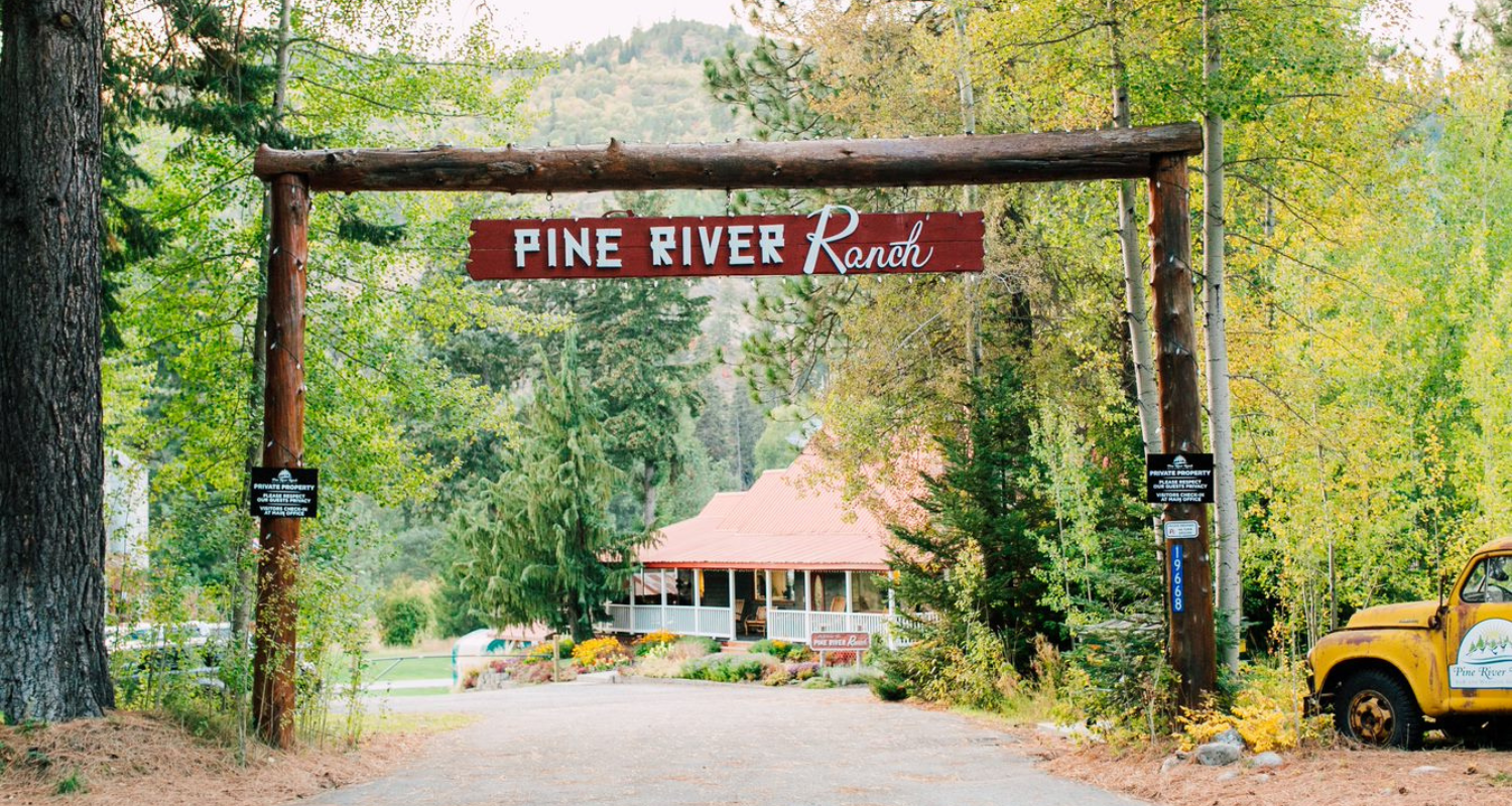 pine river ranch entrance
