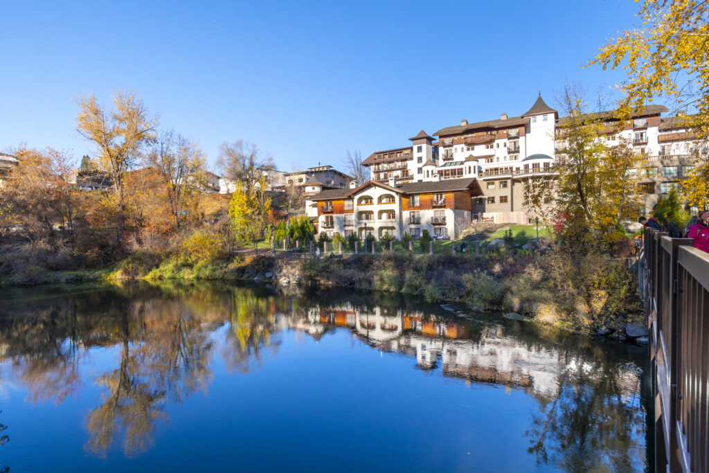 View of the Wenatchee River leavenworth