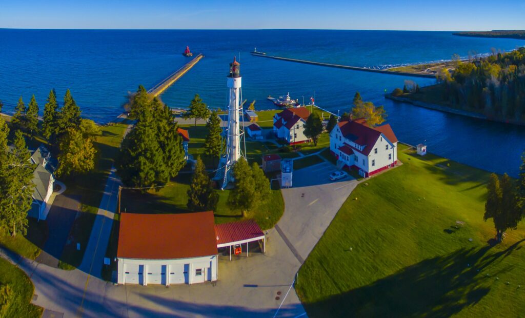 Canal Lighthouse,Sturgeon Point,WI
